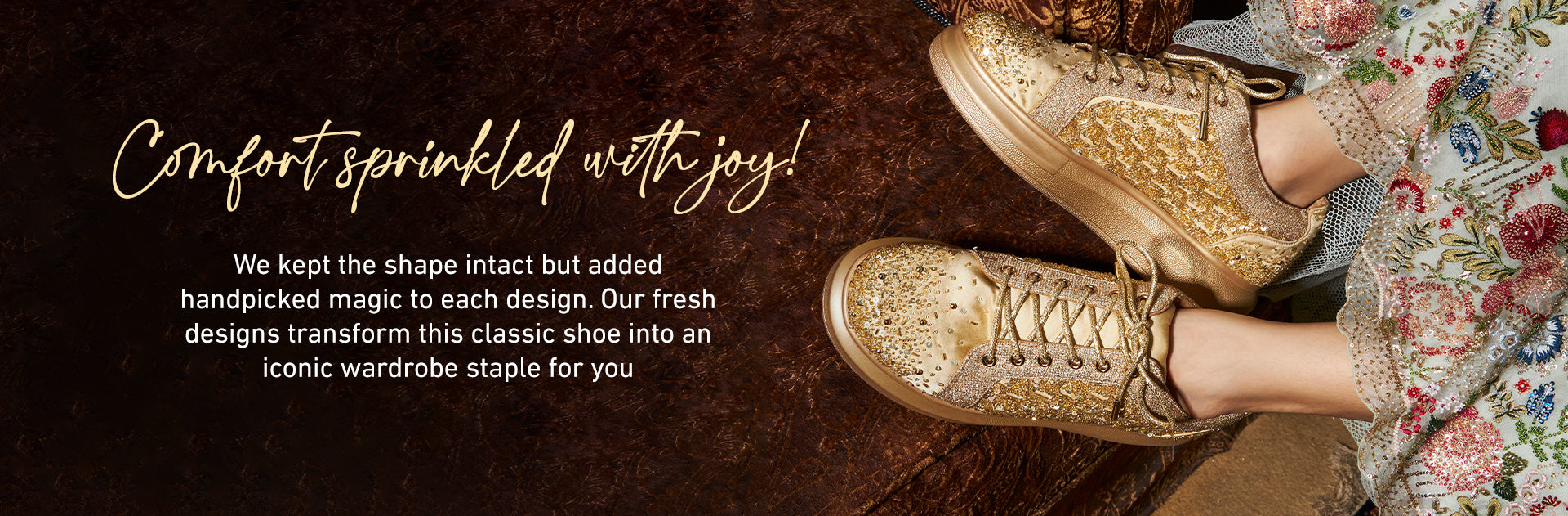 Classic Sneaker Perfect For The Bride With Hand Picked Magic