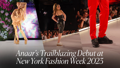 Anaar's Trailblazing Debut at New York Fashion Week 2023