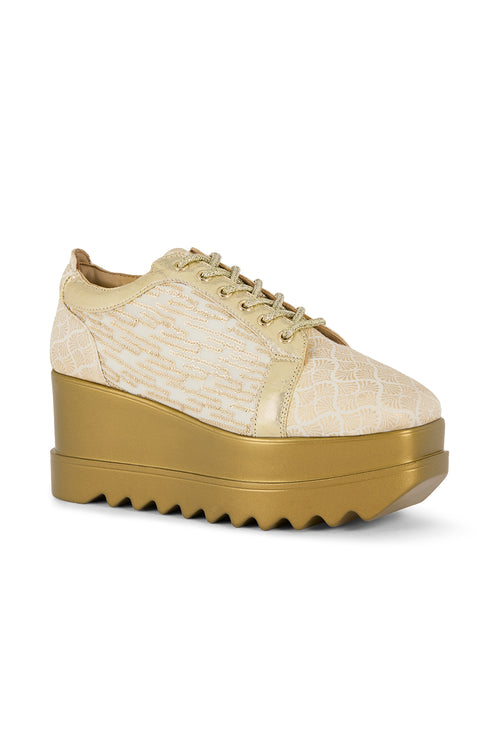 Toast & Twirl Wedge Sneakers