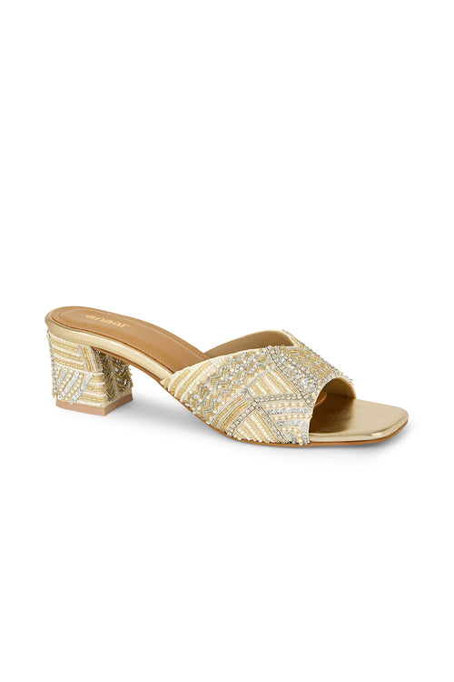 Desi Debutante Block Heels