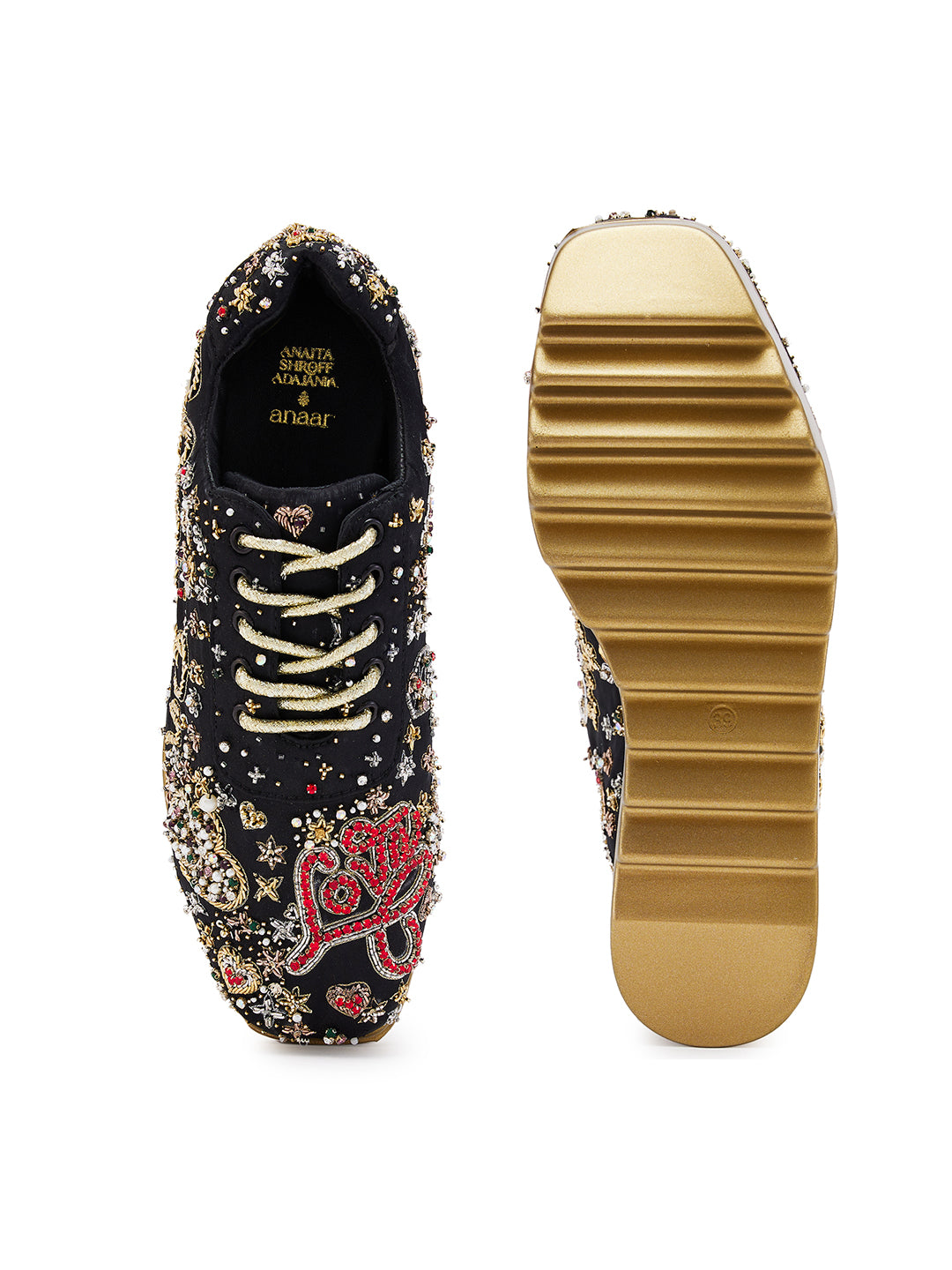 Lustre Love Wedge Sneakers