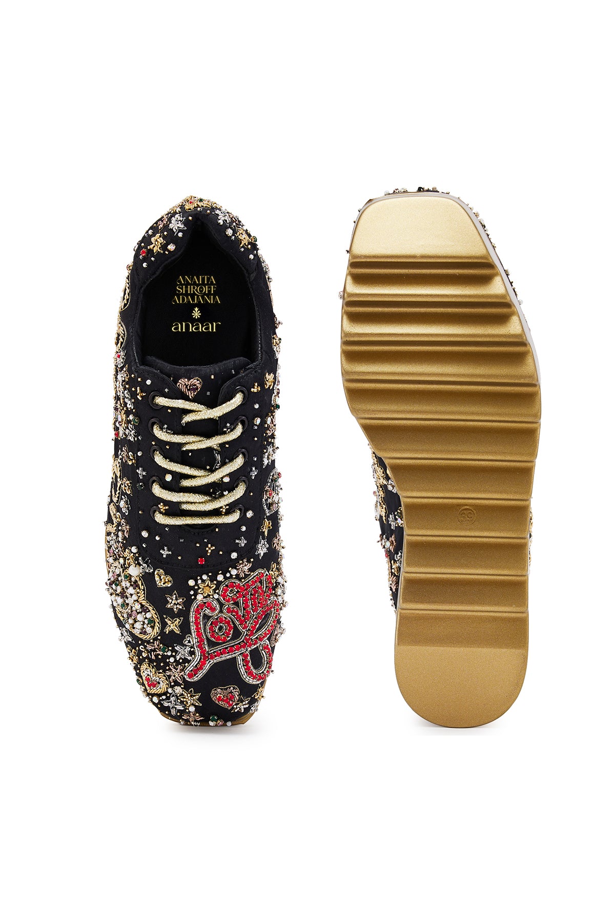 Lustre Love Wedge Sneakers