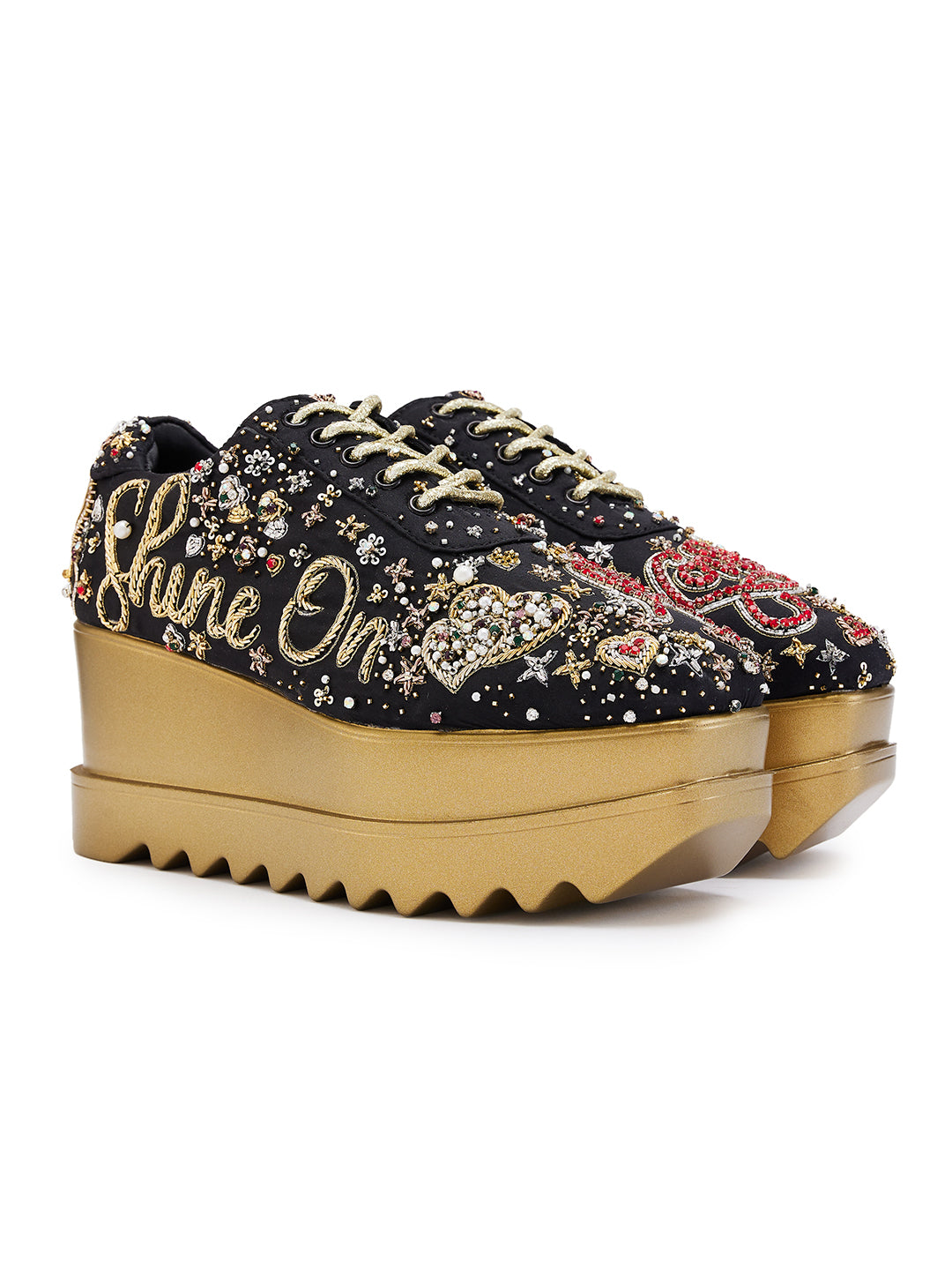 Lustre Love Wedge Sneakers