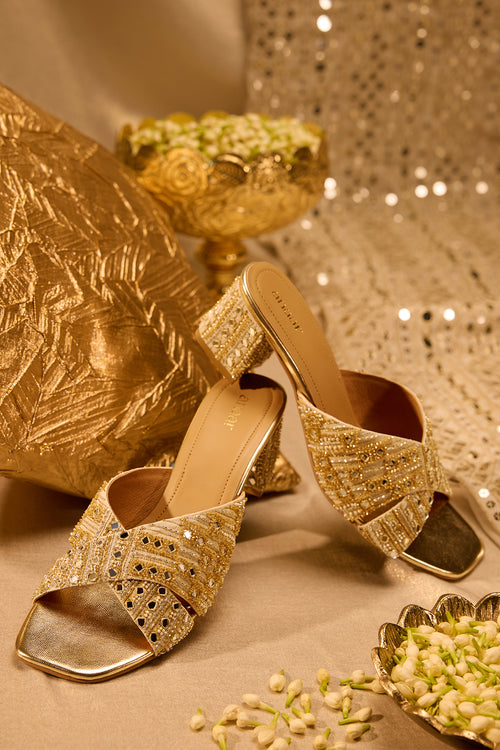 Wabi Sabi Block Heels