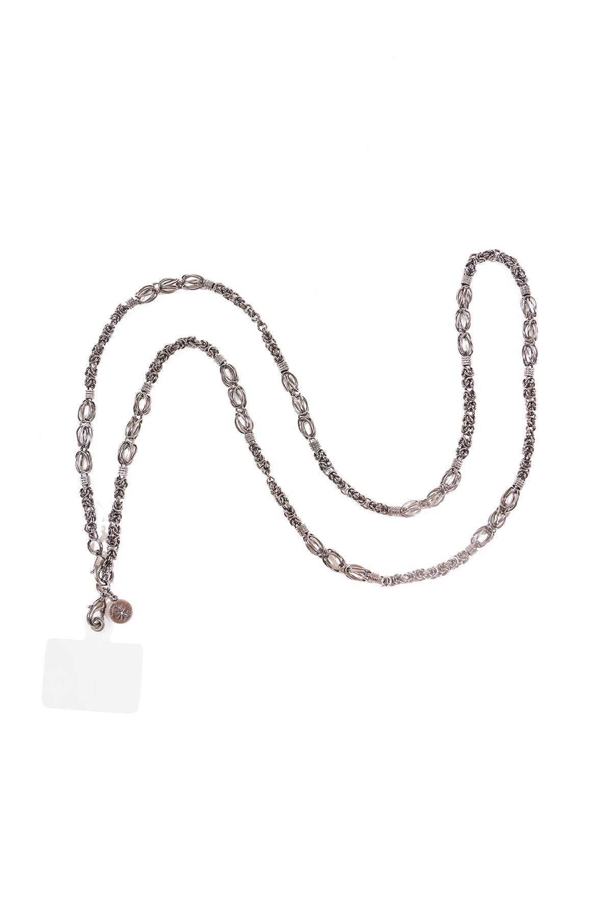 Buy Infinity Pewter Dazzler Moblie Chain for Women | Anaar