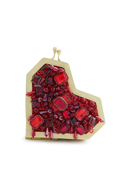 SCARLET SLINGETTE CLUTCH