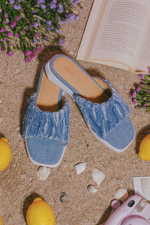 Coco Blues Flat Sandals