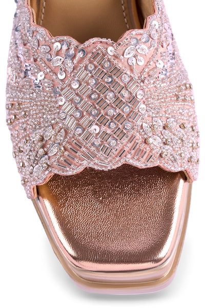 Leher Wedge Sandals