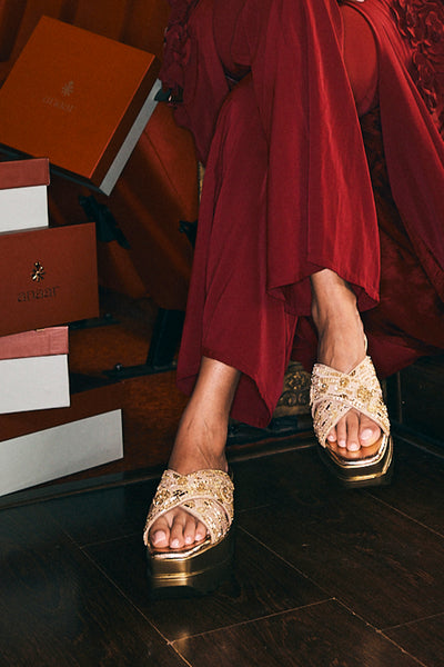 Marigold Wedge Sandals