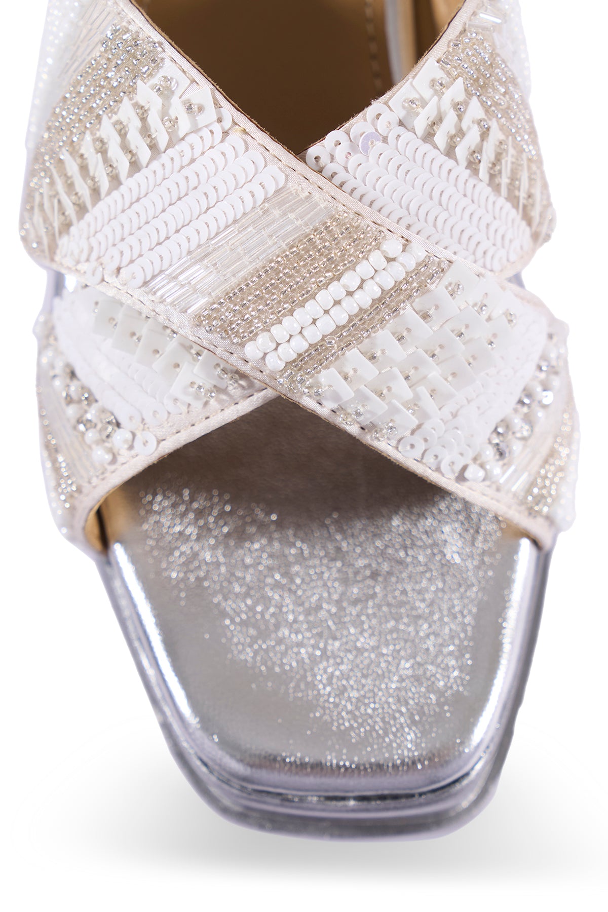 Silver Lining Wedge Sandals