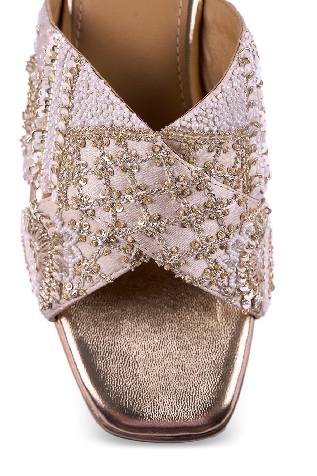 Gilded Age Wedge Sandals