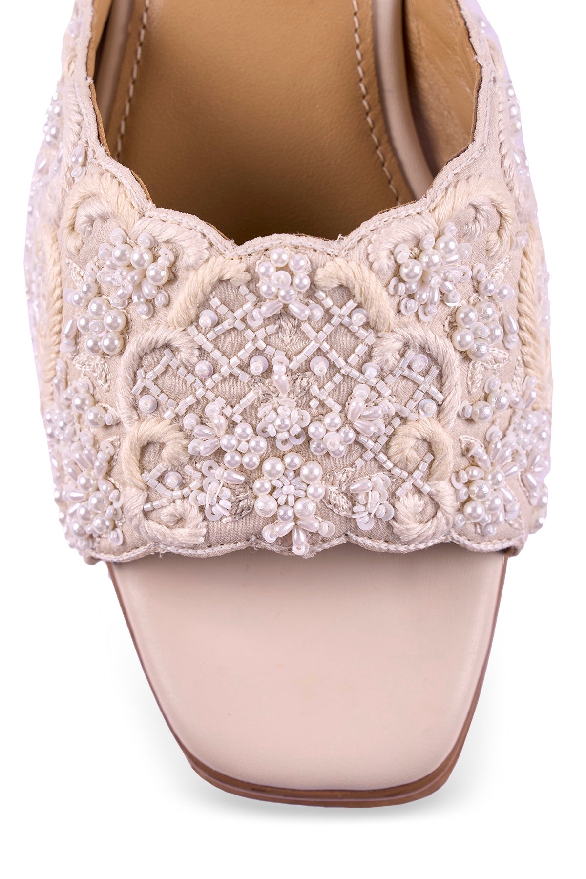 Custard Cloud Wedge Sandals