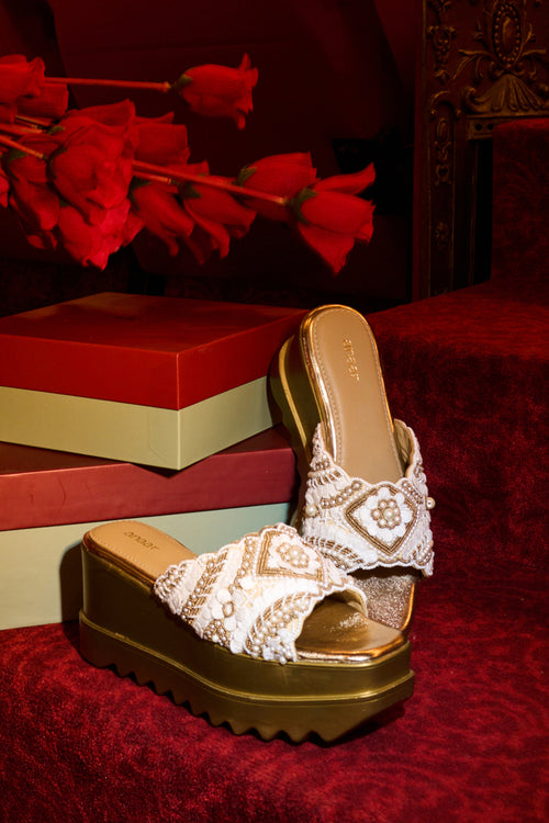 Maison Lacey Wedge Sandals