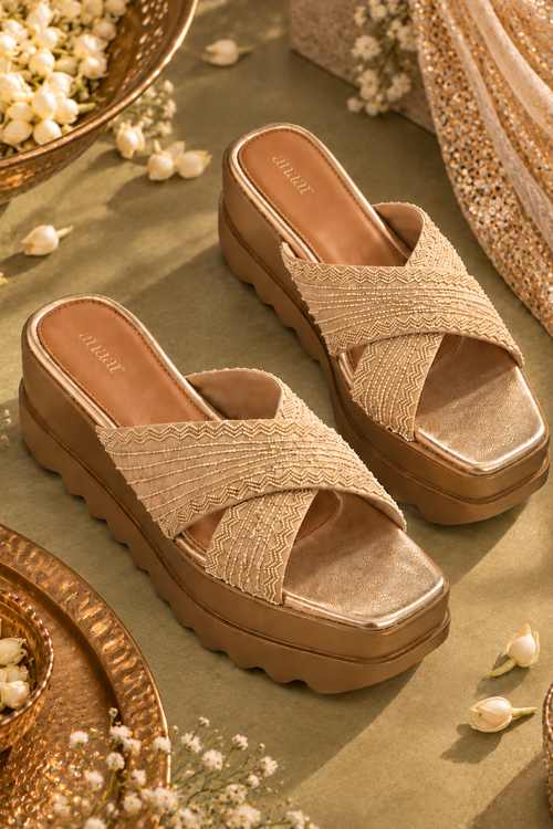 Jhilmil Wedge Sandals