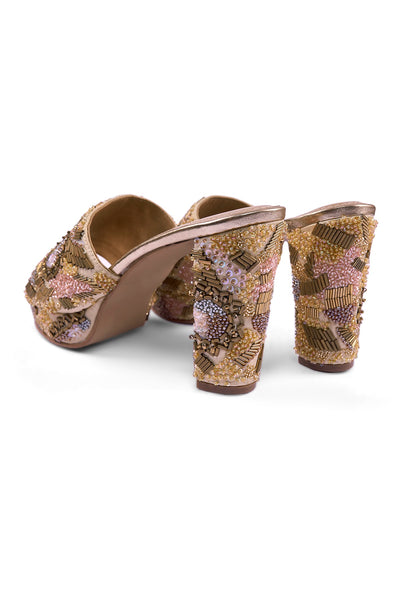 Dripping Drama Platform Sandals