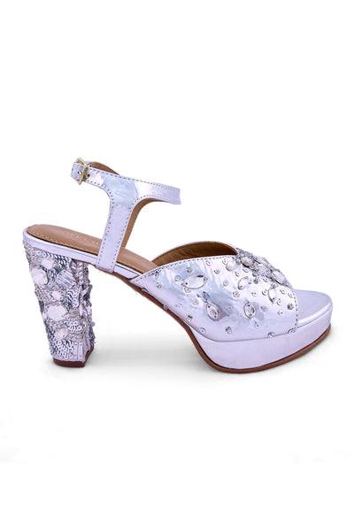Mirrorball Platform Sandals