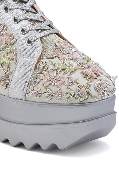 Pista Rose Wedge Sneakers