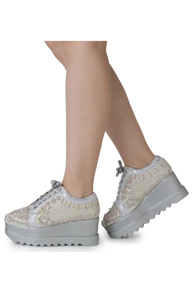 Pista Rose Wedge Sneakers
