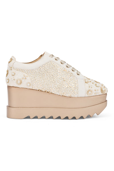Buttercream bliss Wedge Sneakers