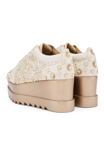 Buttercream bliss Wedge Sneakers
