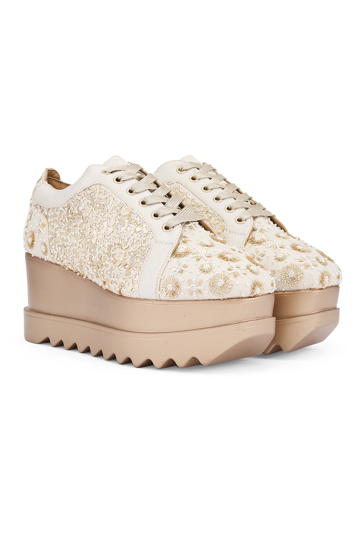 Buttercream bliss Wedge Sneakers
