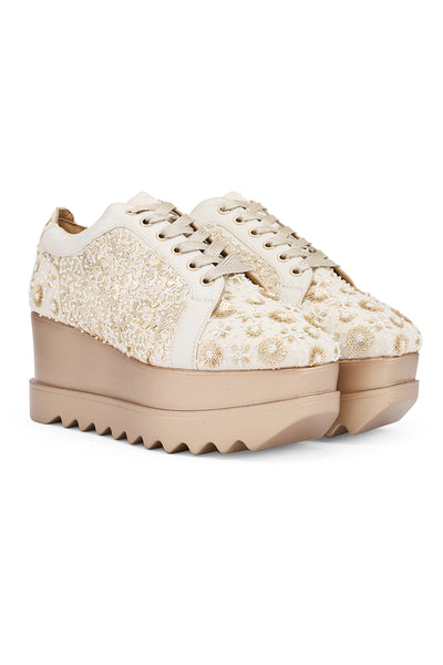 Buttercream bliss Wedge Sneakers