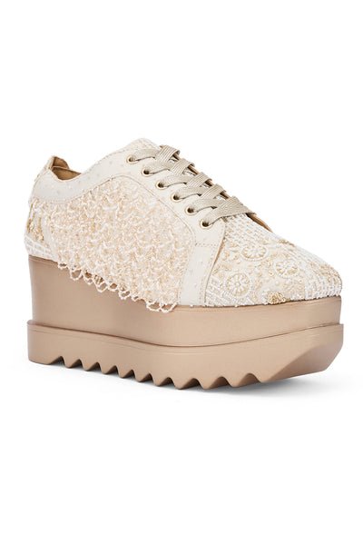 Thumka Crew Wedge Sneakers