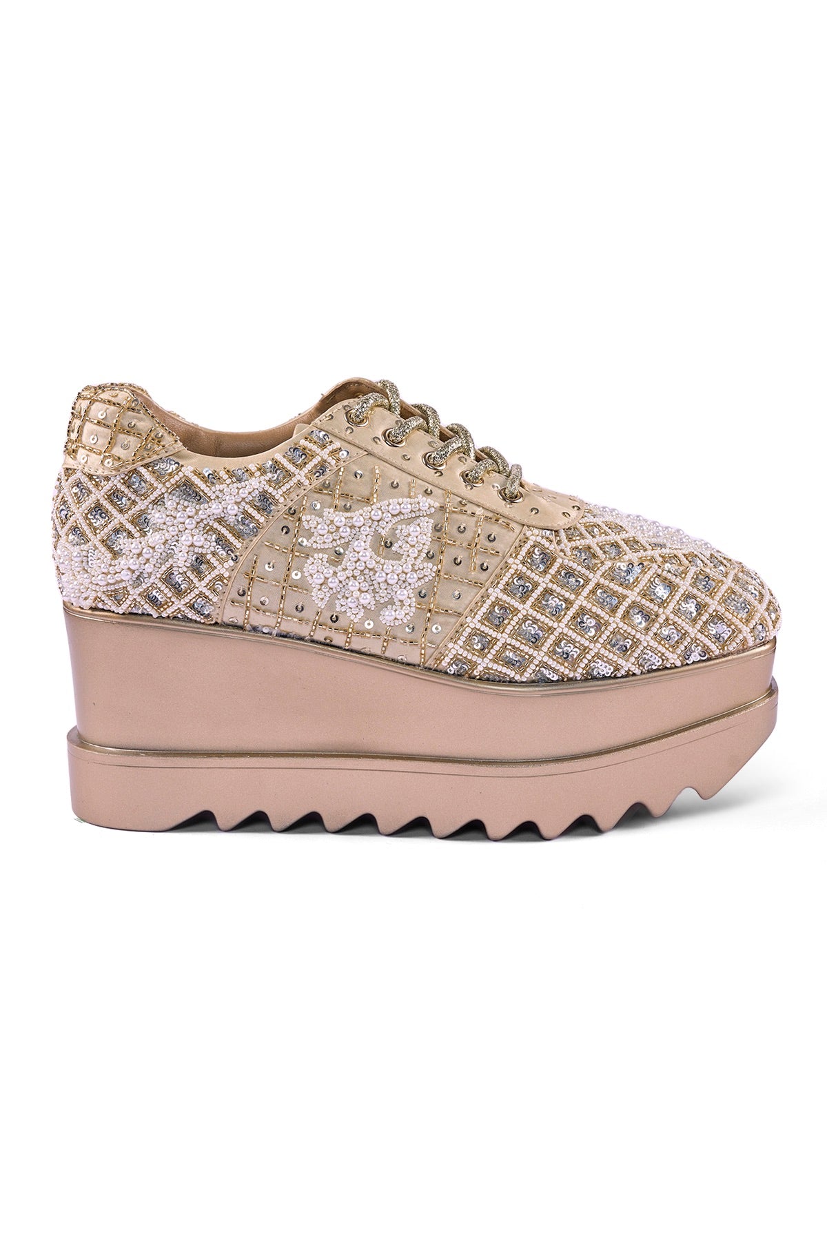 Shehzaadi Wedge Sneakers