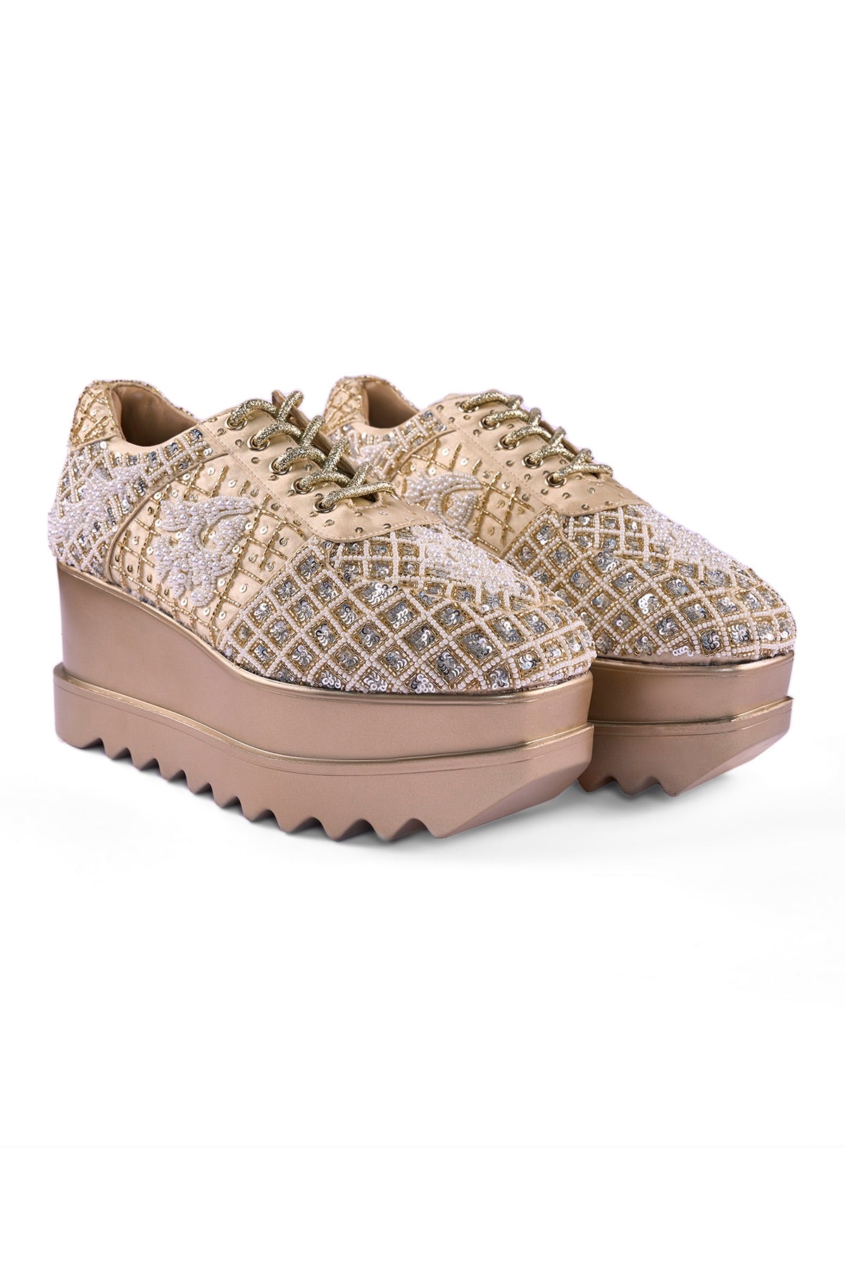 Shehzaadi Wedge Sneakers
