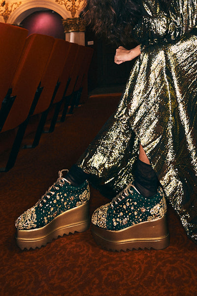 Pathaka Wedge Sneakers