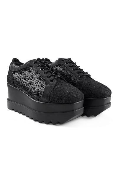Speakeasy  Wedge Sneakers