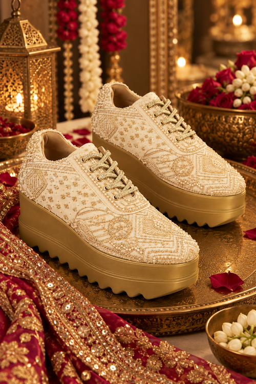 Mauj Masti Wedge Sneakers
