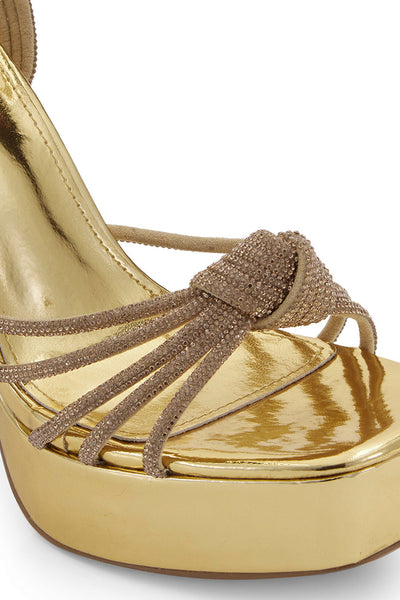 Lover’s Knot Platform Sandals Close Look - Anaar