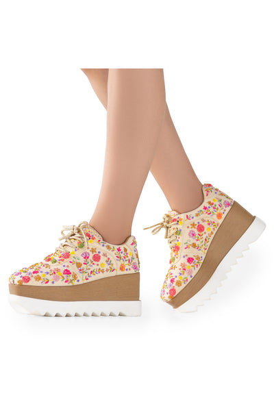 Corsage Signature Wedge Sneakers