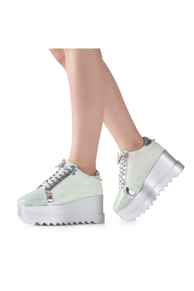 Macaron Magic Wedge Sneakers