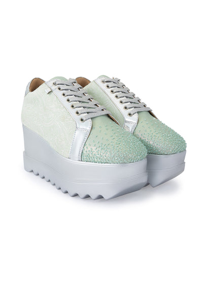 Macaron Magic Wedge Sneakers