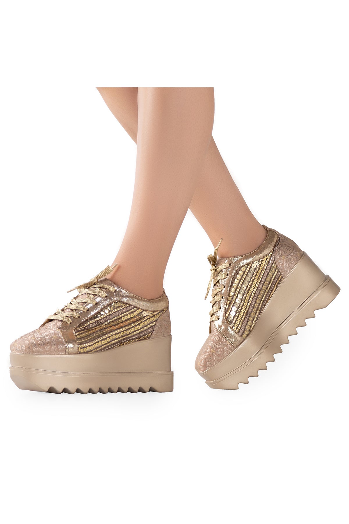 Gatsby Wedge Sneakers Look in your feet - Anaar