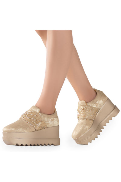 Marilyn Wedge Sneakers Look in your feet - Anaar
