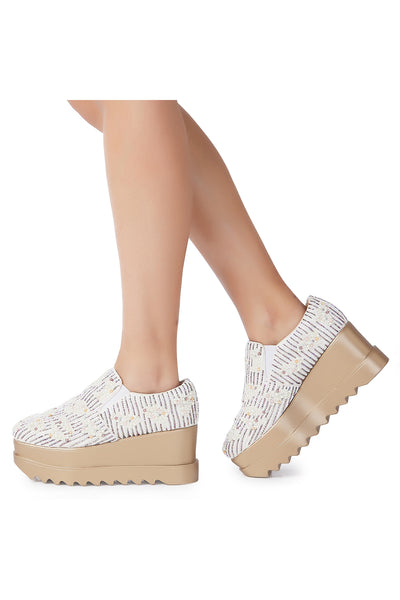 Candy Clouds Wedge Sneakers