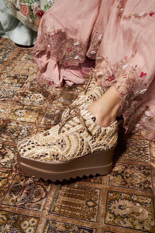 Sharara Wedge Sneakers