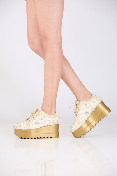 First Dance Wedge Sneakers