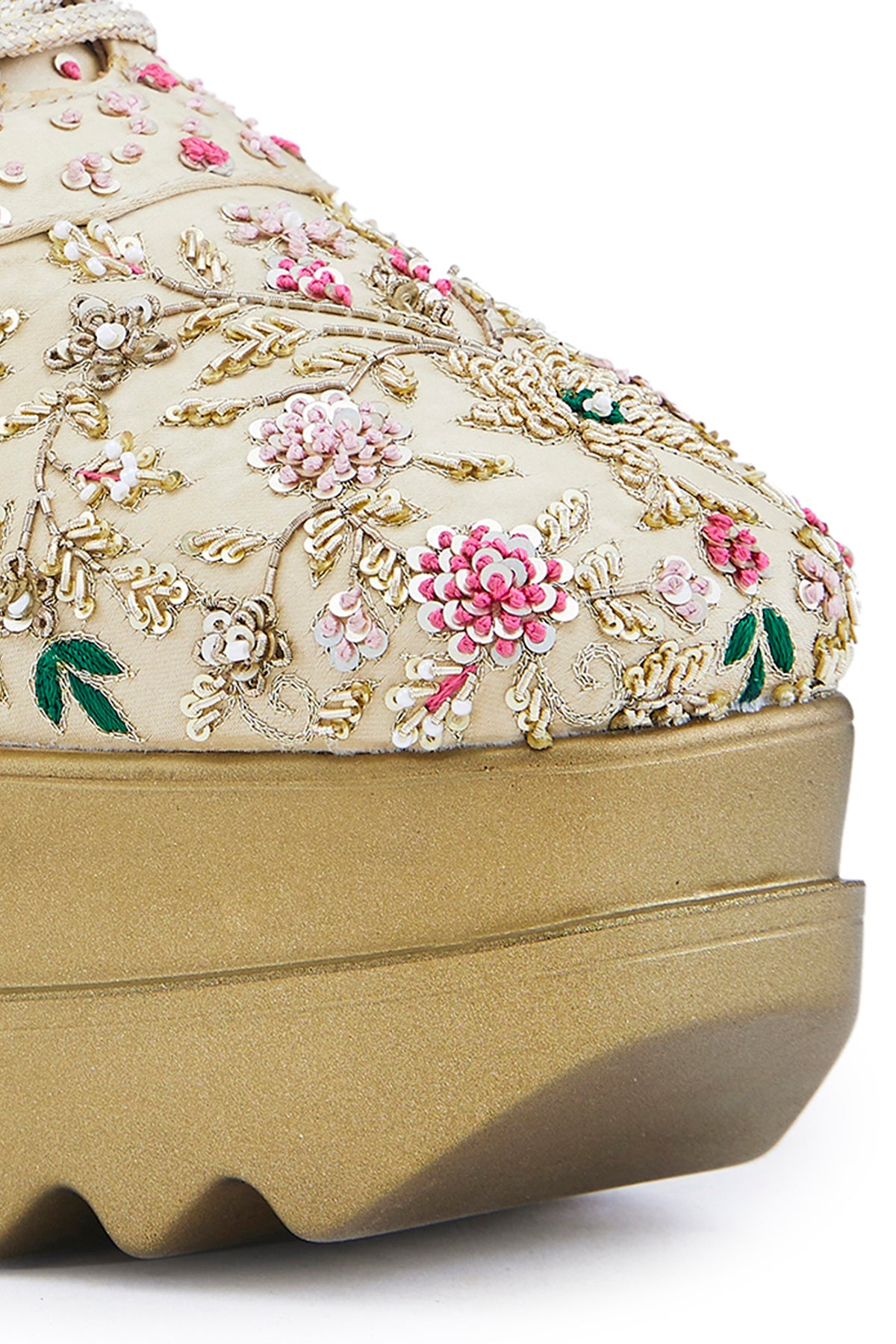 Rosette Royale Wedge Sneakers
