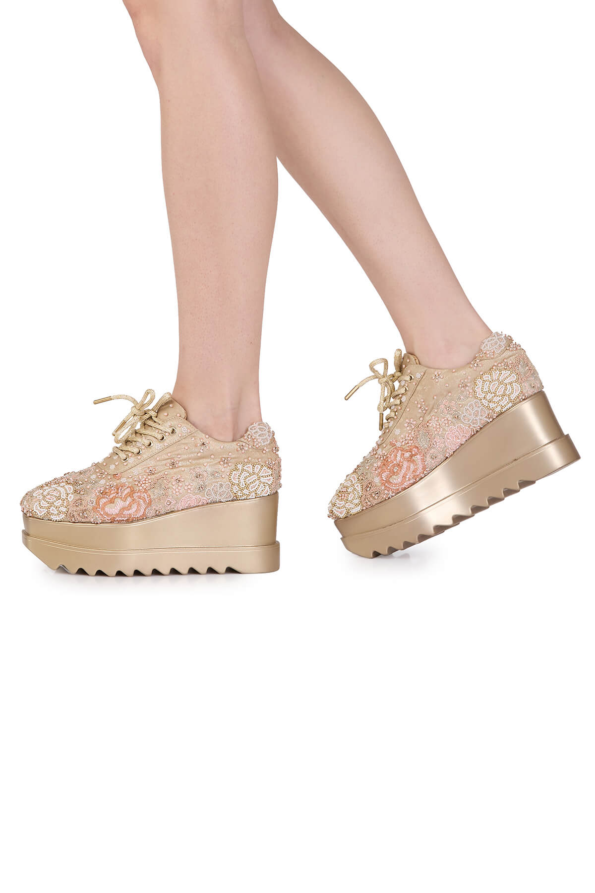 Camellia Wedge Sneakers