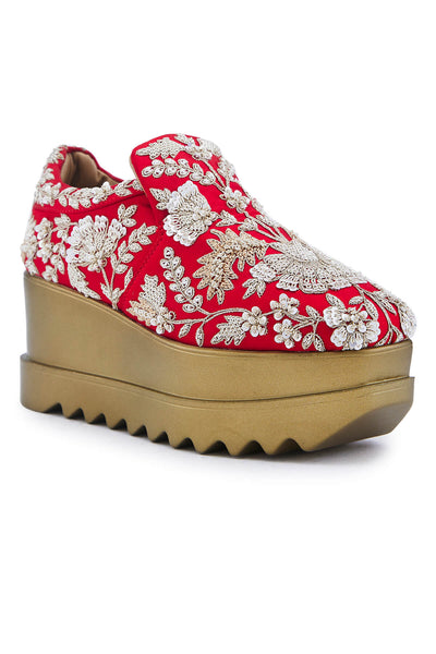 Lady Rouge Wedge Sneakers