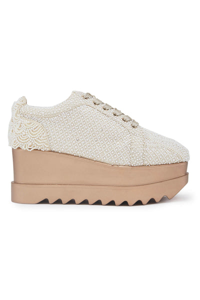 Kulfi Couture Wedge Sneakers