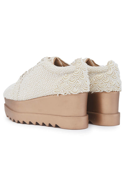 Kulfi Couture Wedge Sneakers