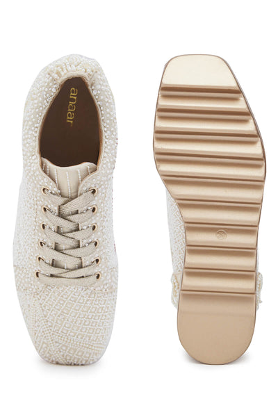 Kulfi Couture Wedge Sneakers