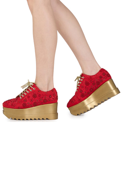 More Amore Wedge Sneakers