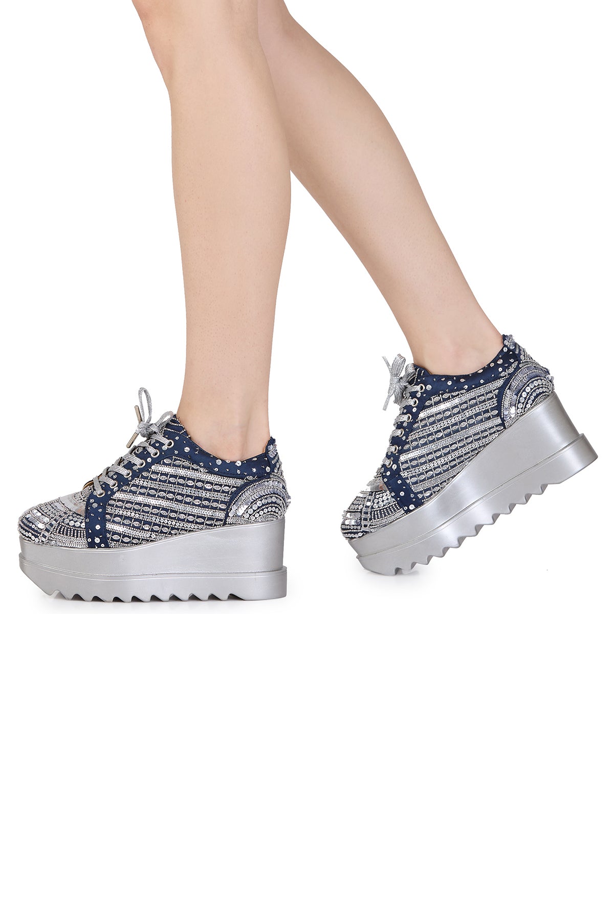 Triple Seven Wedge Sneakers