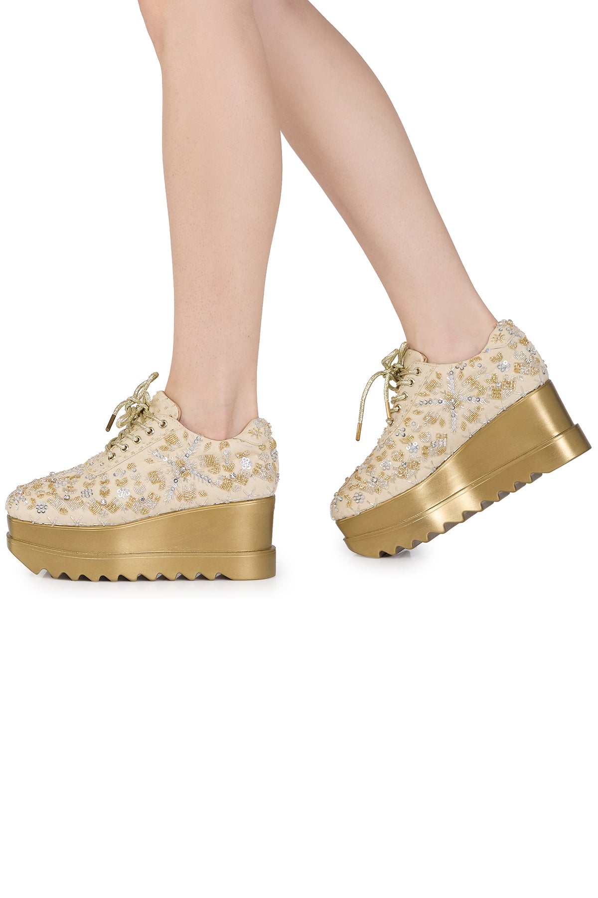 Kaleera Drop Wedge Sneakers